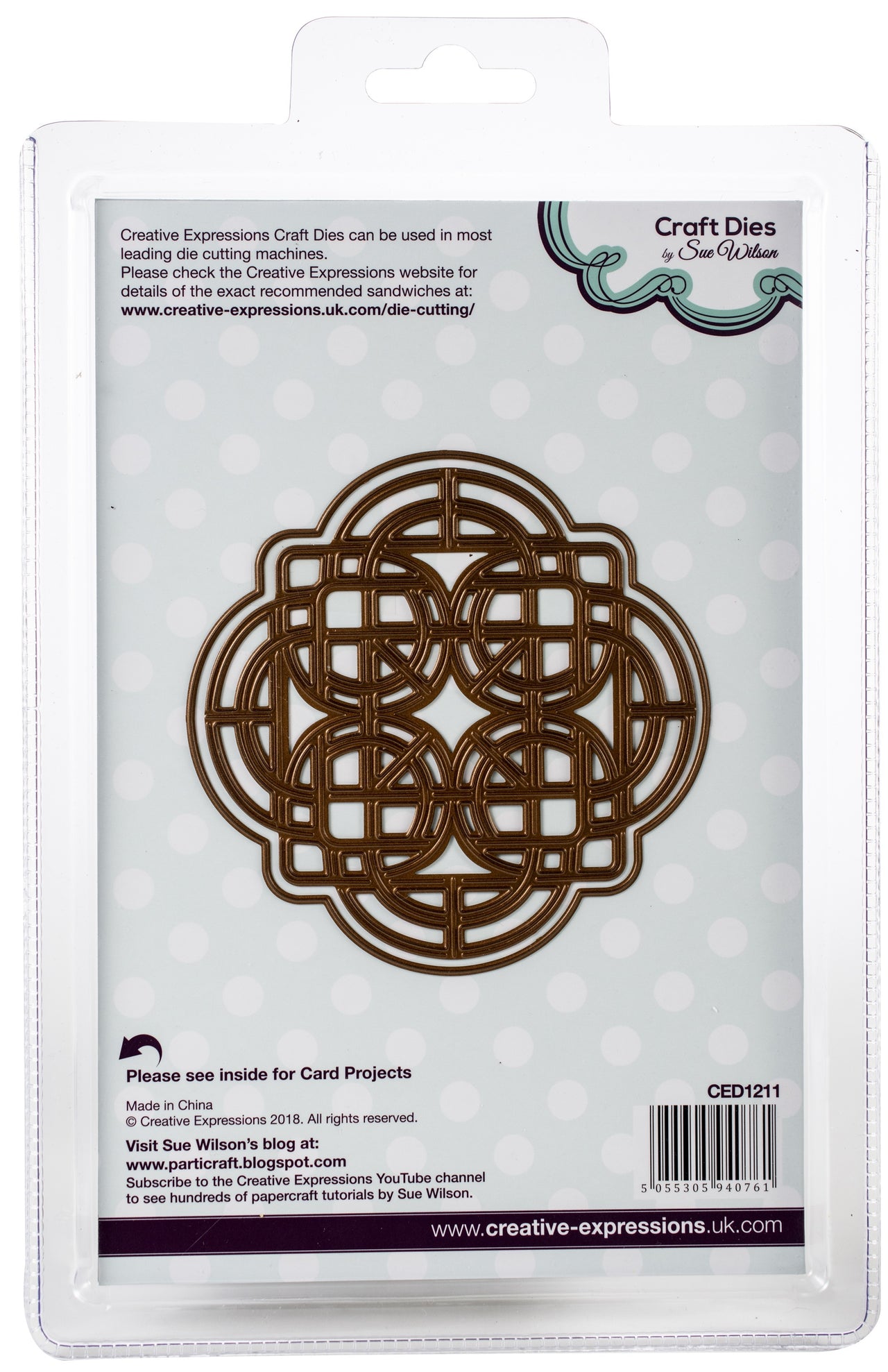 Creative Expressions Craft Dies By Sue Wilson - Celtic Collection-Erin