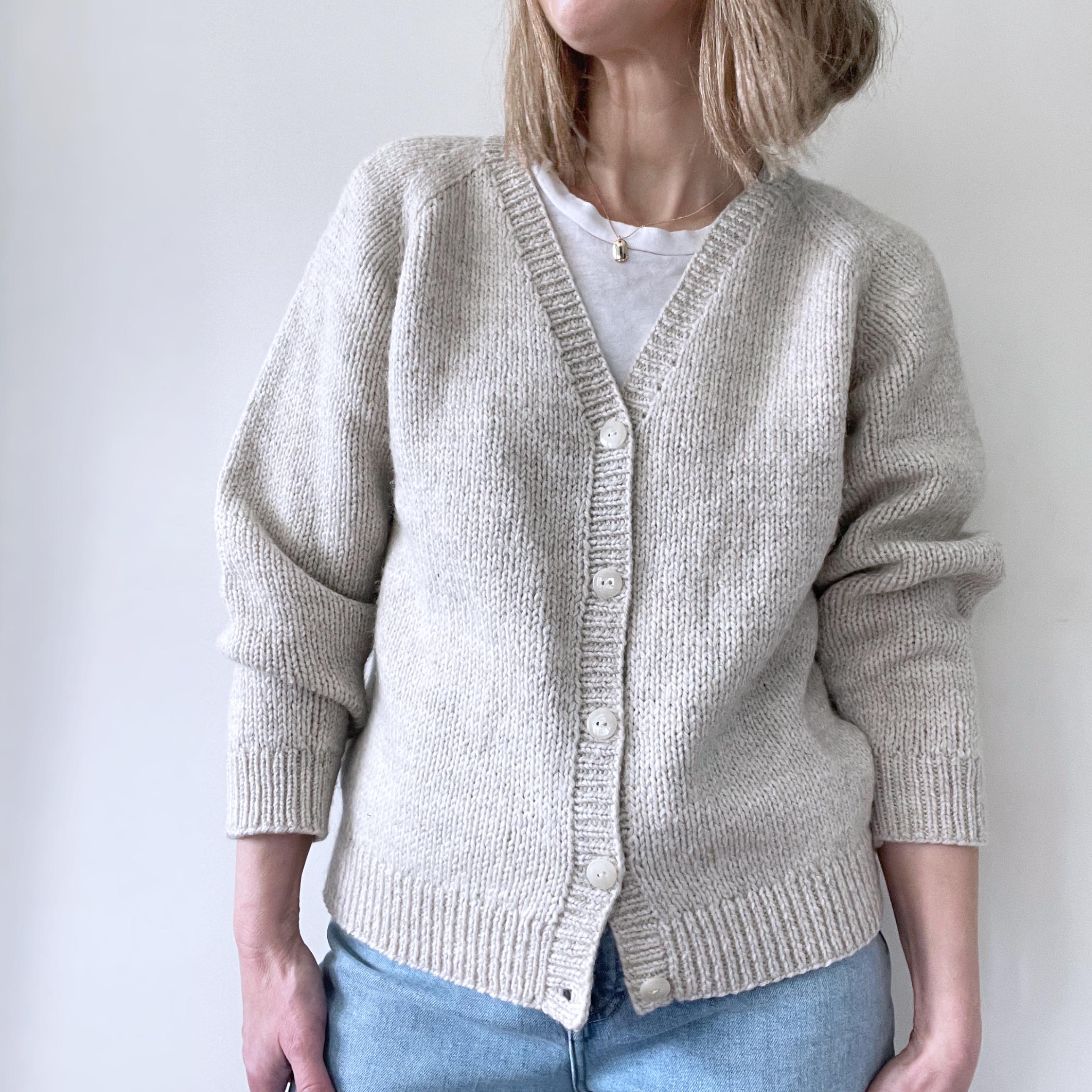 Basic V Neck Cardigan