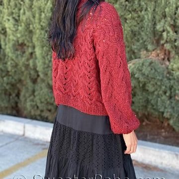 #336 Madison Cabled Cardigan