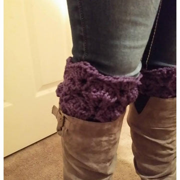 Crochet Sea Shells Boot Cuff Pattern An Easy Designer Legwarmer