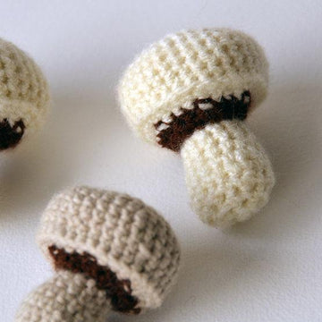 Mushroom Crochet Pattern, Mushroom Amigurumi, Food Amigurumi, Vegetable Crochet Pattern
