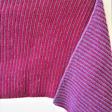 Reversible Tunisian Shawl