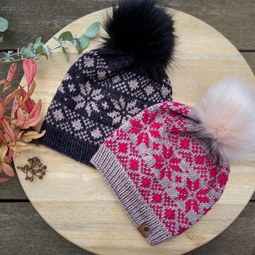 Snofall Snowflake Beanie