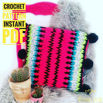 Cabo Boho Spike Stitch Cushion