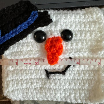 Snowman Wristlet