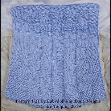 Simple plaid weave blanket in two sizes and car seat blanket
