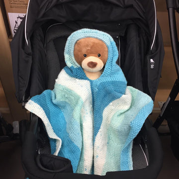 Snuggler Hooded Car Seat Blanket