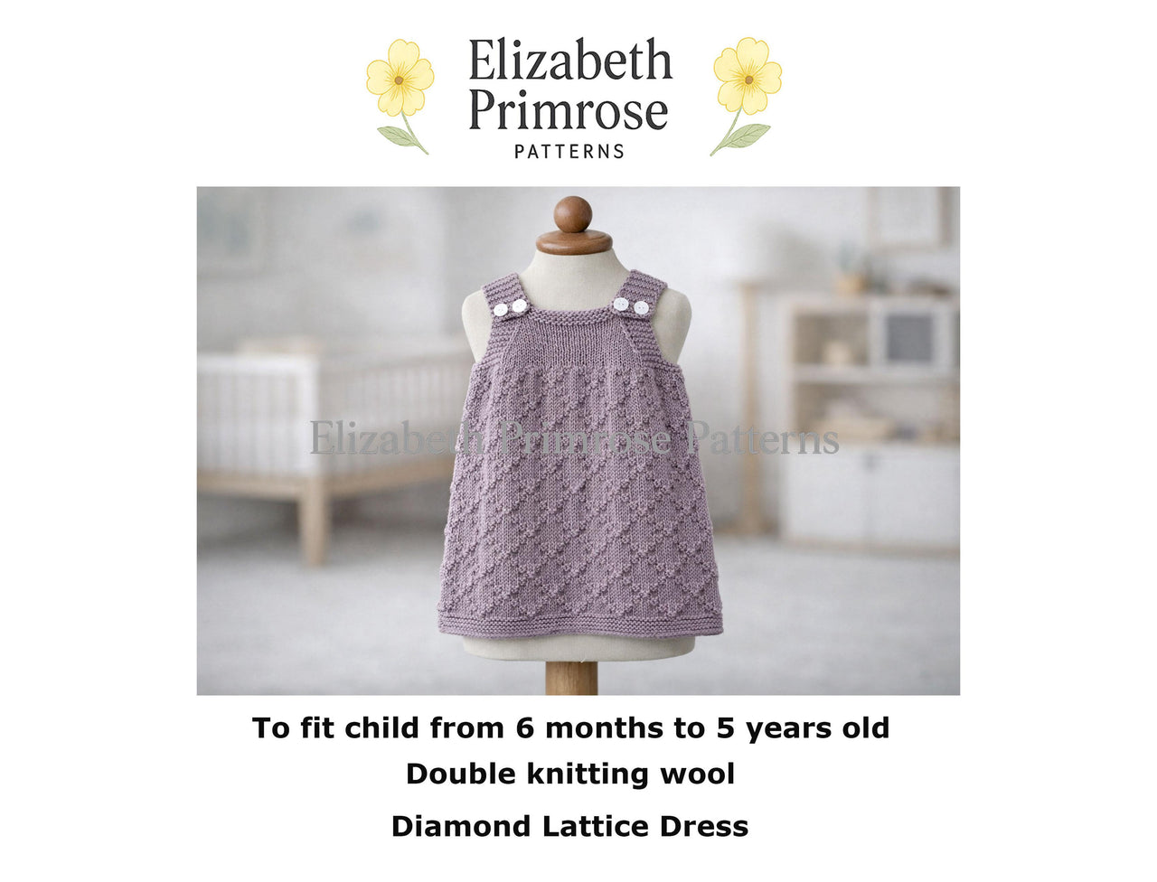 Diamond Lattice Pinafore Dress P188