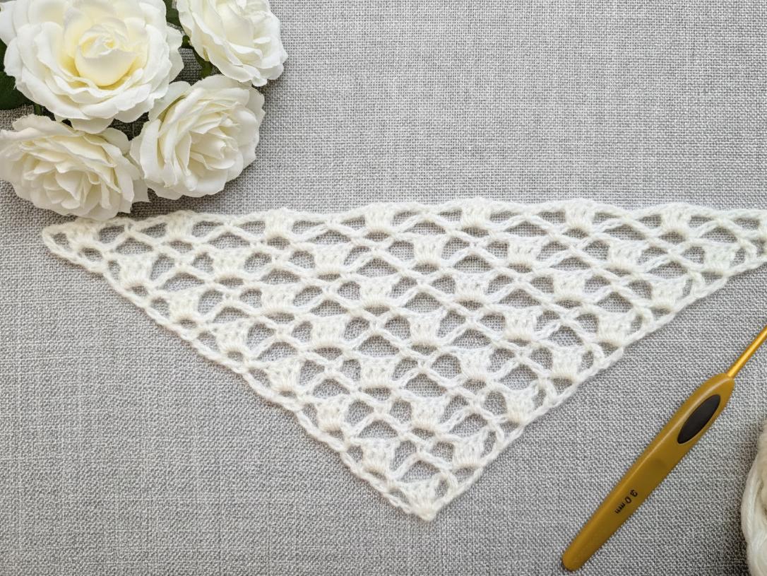 Crochet Bandana/Shawl Pattern/Chart #7