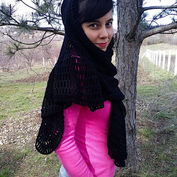 Knit & Crochet Lorena Shawl