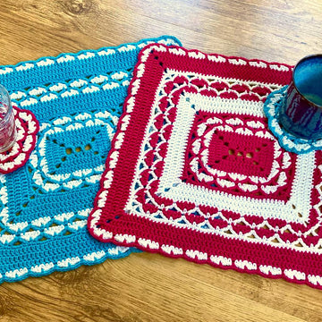 Placemat & coaster set by HueLaVive