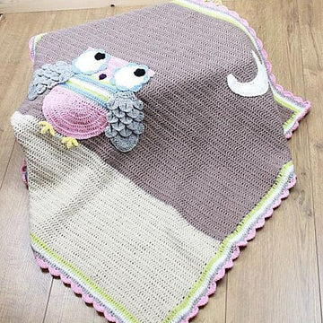 Hootie Tootie Owl Blanket Crochet Pattern #301