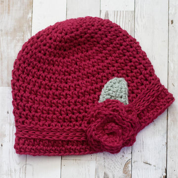 Rose Baby Hat