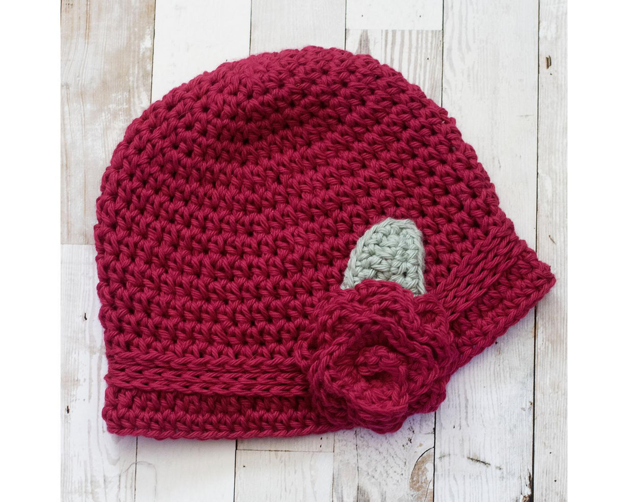 Rose Baby Hat