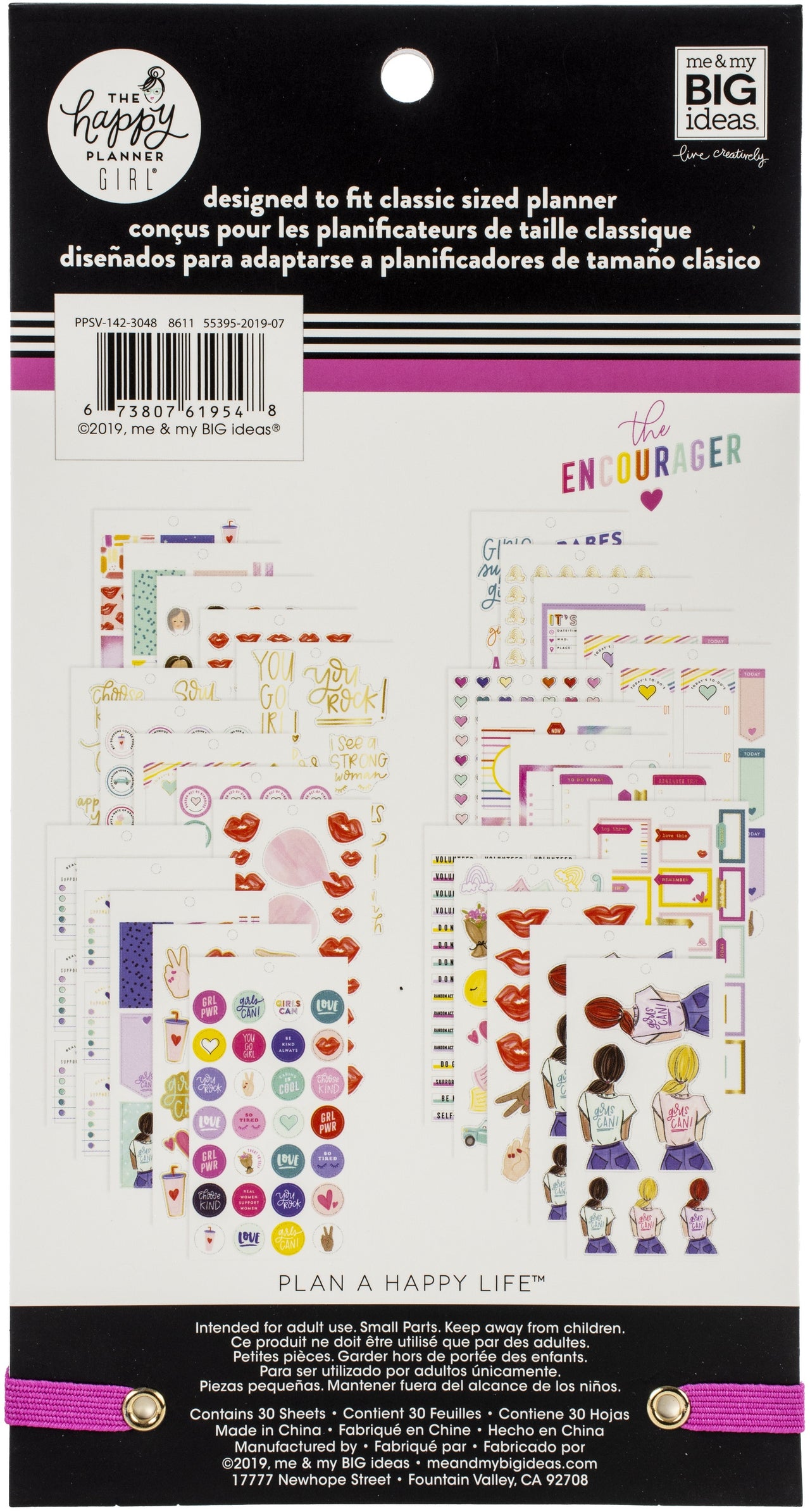 Happy Planner Sticker Value Pack - Encourager, 682/Pkg