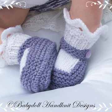 Hearts fairisle Dress Set 16-22” doll/newborn/0-3m baby