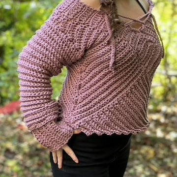 Häkelanleitung Pullover "Mystic Maze"