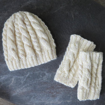 Quick Cable Fingerless Gloves