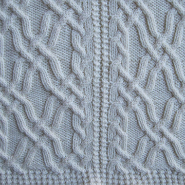 North Bay Cabled Shawl