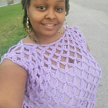 Flowers and Diamonds Summer Top