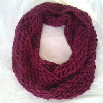 So Easy Diamond Mesh Fishnet Infinity Scarf