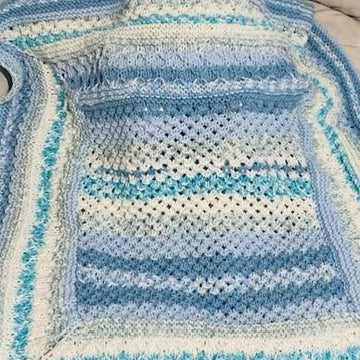 WITH ALL MY HEART baby blanket