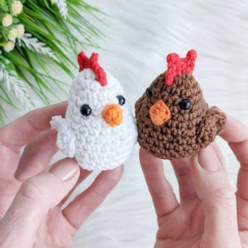 Chicken amigurumi pattern, crochet hen, bird crochet pattern