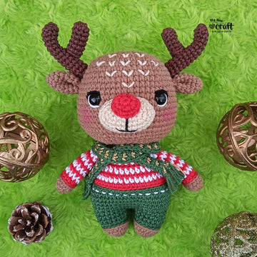 Rudy Helper Reindeer Amigurumi