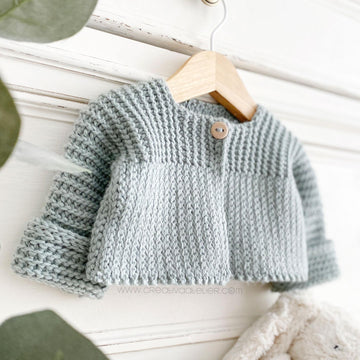 Size 6 months - ITSY-BITSY Crochet Cardigan