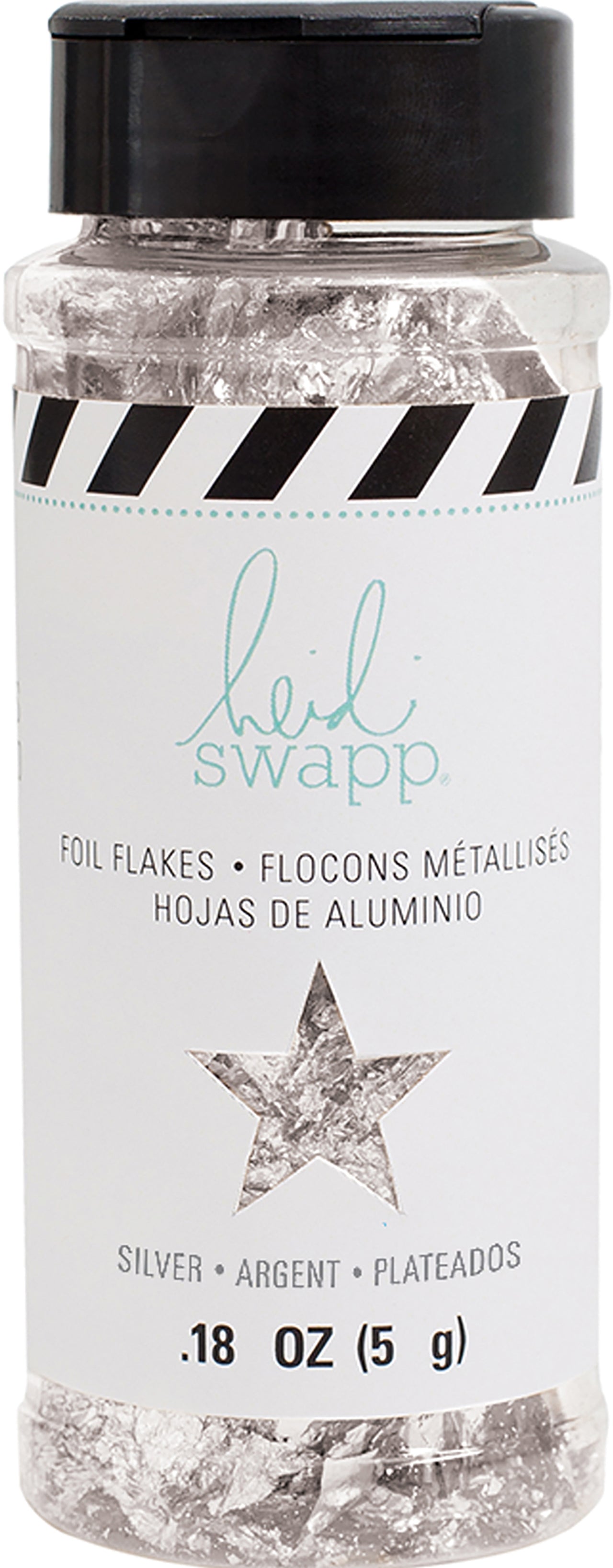 American Crafts Heidi Swapp Foil Flakes .18oz - Silver