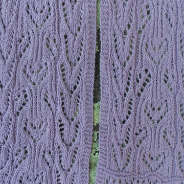 Marie's Amethyst Lace Scarf