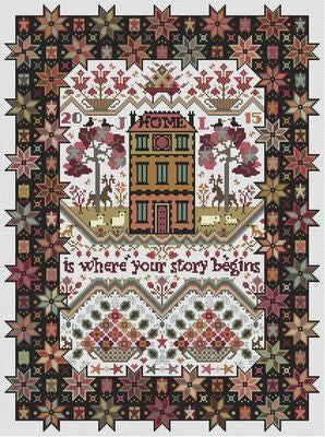 Long Dog Samplers Spangled Cross Stitch Pattern - 2009317 -  Leaflet