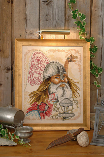Permin Viking Cross Stitch Kit - 40cm x 50cm