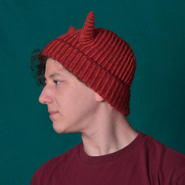 Brioche Horn Hat