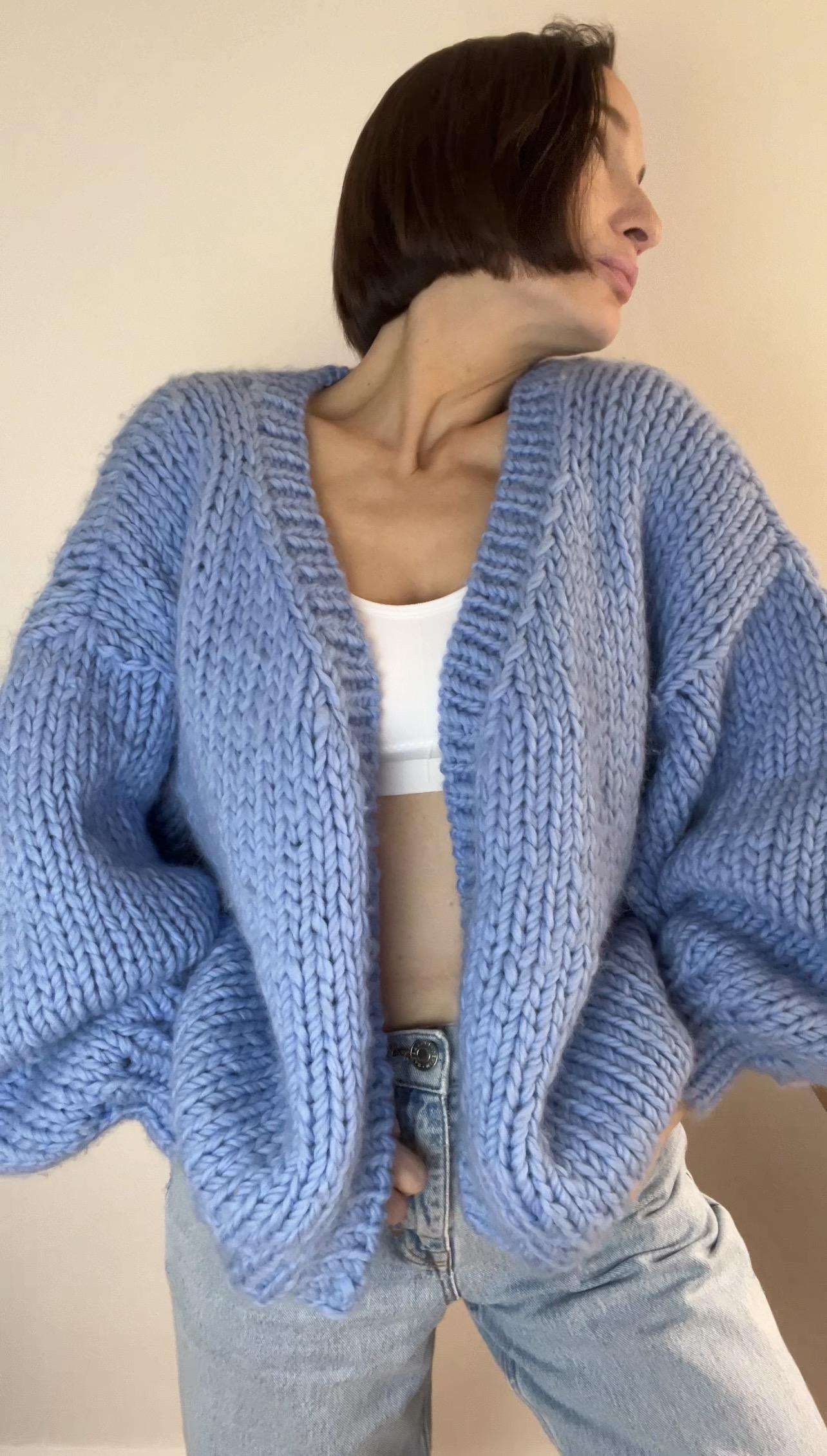 Oversized cardigan № 1