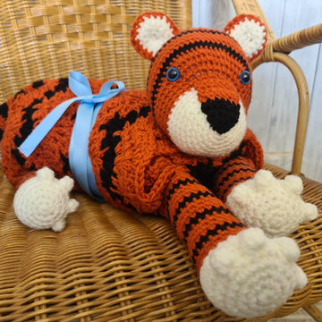 3in1 Jungle Tiger Baby Blanket