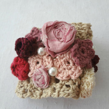 Shabby Chic FLower Bracelet