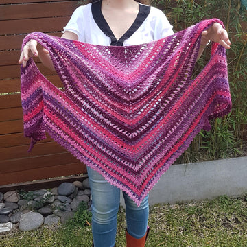 Orchid Shawl