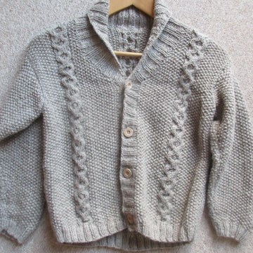 Children s Cable and Moss Stitch Cardigan