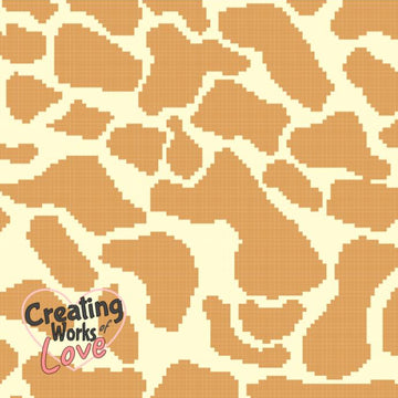 Giraffe Print C2C Stitch Graphgan