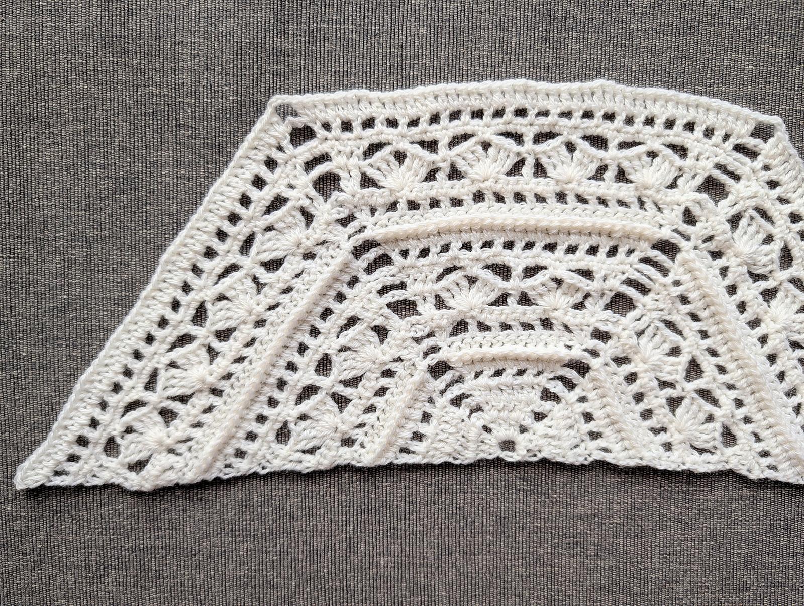 Half-Circle Crochet Shawl Chart #44