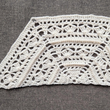 Half-Circle Crochet Shawl Chart #44