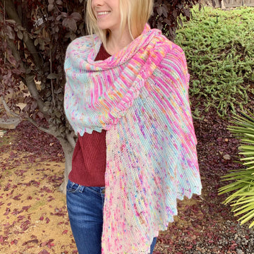 Color Swirl Shawl