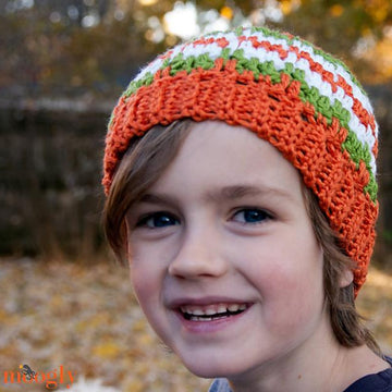 Leaping Stripes and Blocks Beanies