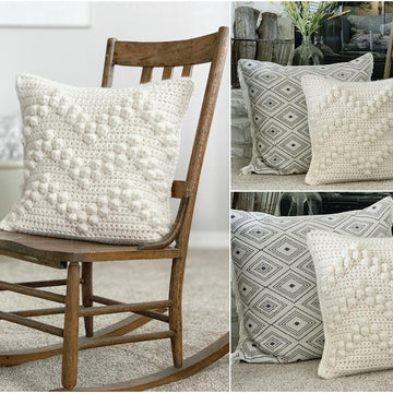 061 The Chevron Bobble Pillow