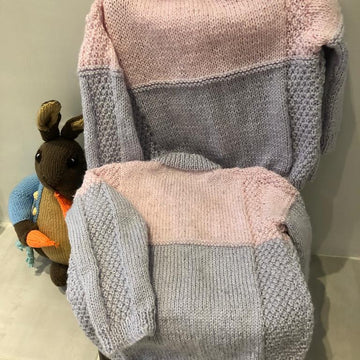 Girls Colour Block Cardigan