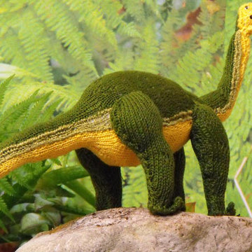 Brian the Brontosaurus toy knitting pattern