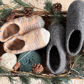 Felt Slippers  "Slofkes"