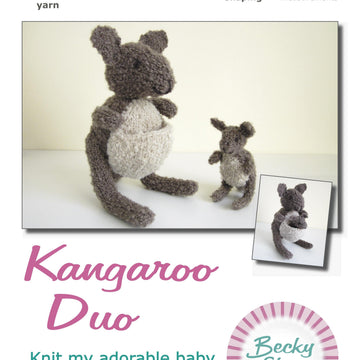 Kangaroo Knit Joey & Mum