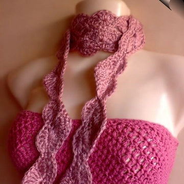 Easy Infinity Scarf Valentine Hearts Neck Warmer Designer